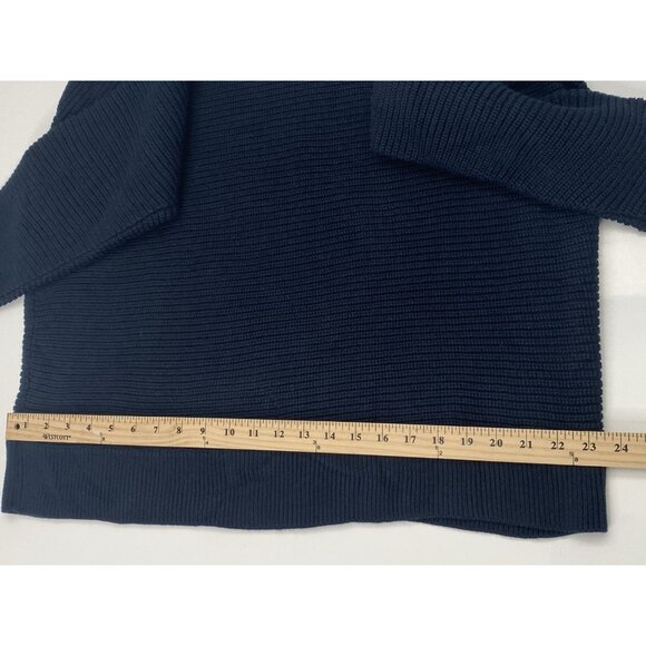 Outerknown Sweater Mens XXL Blue Organic Cotton Alpaca Wool Heavyweight Crew - Picture 12 of 16